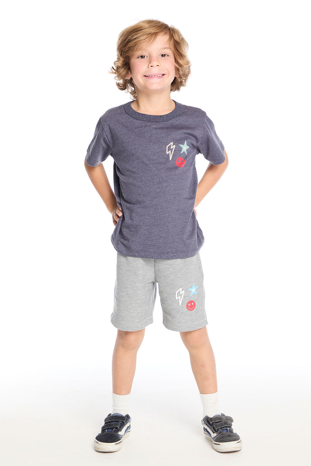 Bolt Star Smiley Shorts Boys chaserbrand