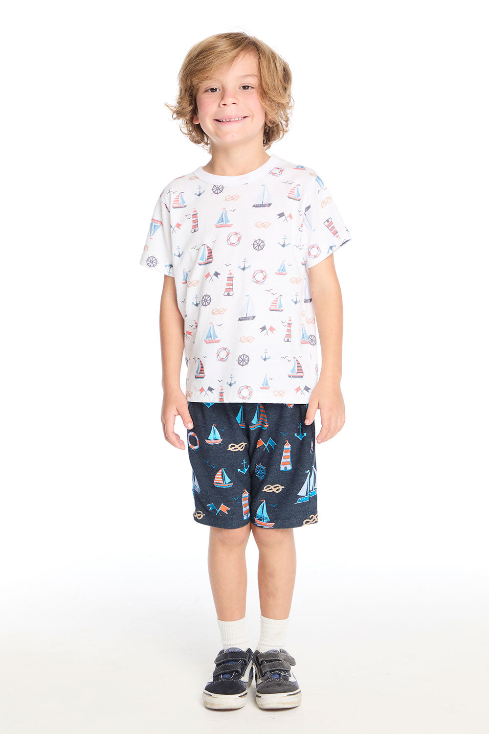 Allover Sailboats Shorts Boys chaserbrand