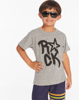 Rock Star Boys Crew Neck Short Sleeve Tee Boys chaserbrand