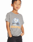 Woodstock Bird On Guitar Boys Crew Neck Tee Boys chaserbrand