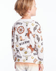 Allover Cowboy Hats Boys Long Sleeve Boys chaserbrand
