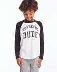 Thankful Dude Boys Baseball Tee Boys chaserbrand