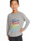 Rocketships Boys Long Sleeve Crew Neck Tee Boys chaserbrand