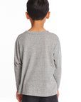 Rocketships Boys Long Sleeve Crew Neck Tee Boys chaserbrand