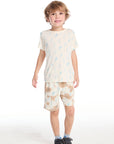 Allover Doodle Bolt Boys Shorts BOYS chaserbrand