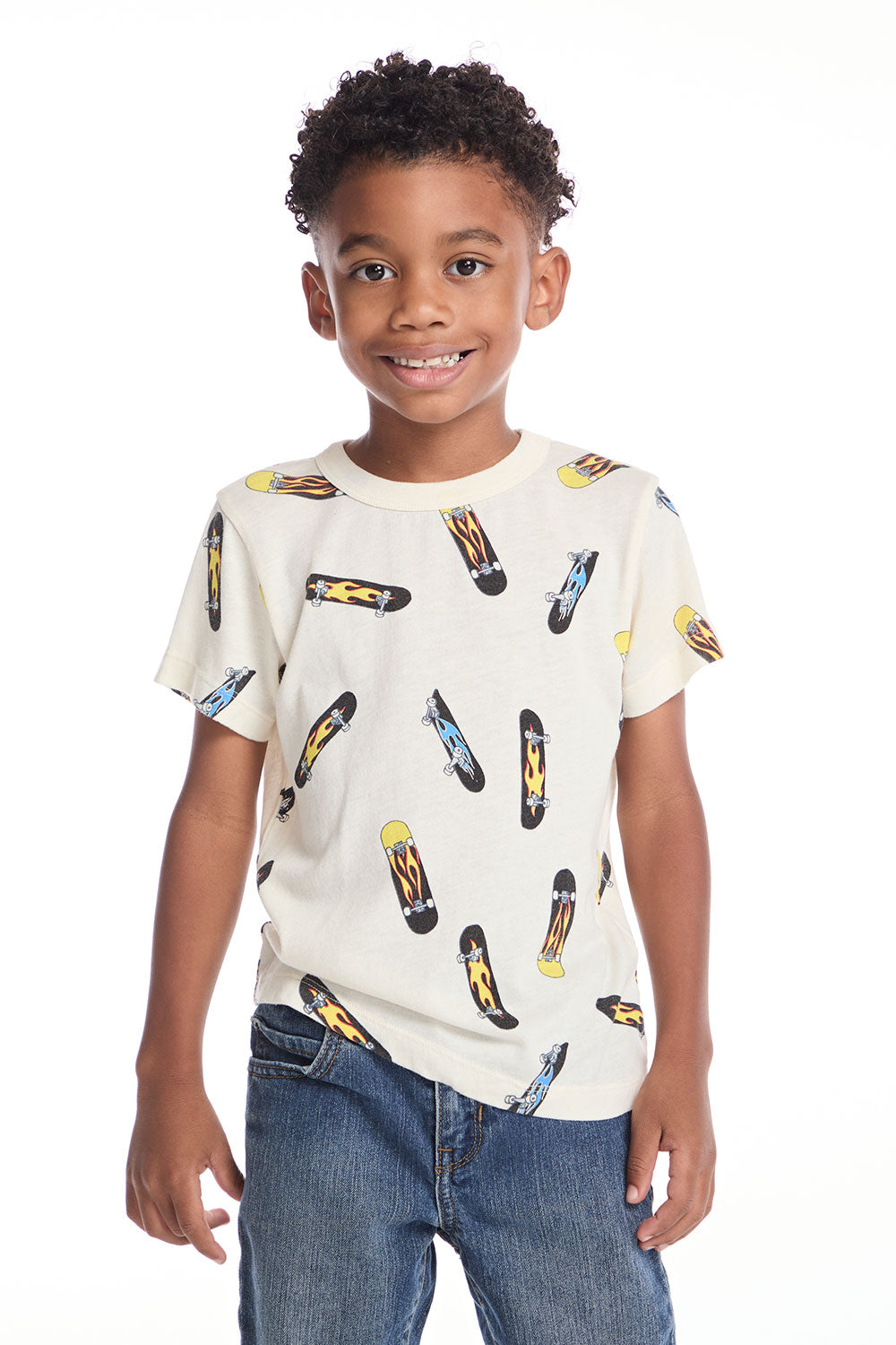 Skakeboard Flames Boys Tee BOYS chaserbrand