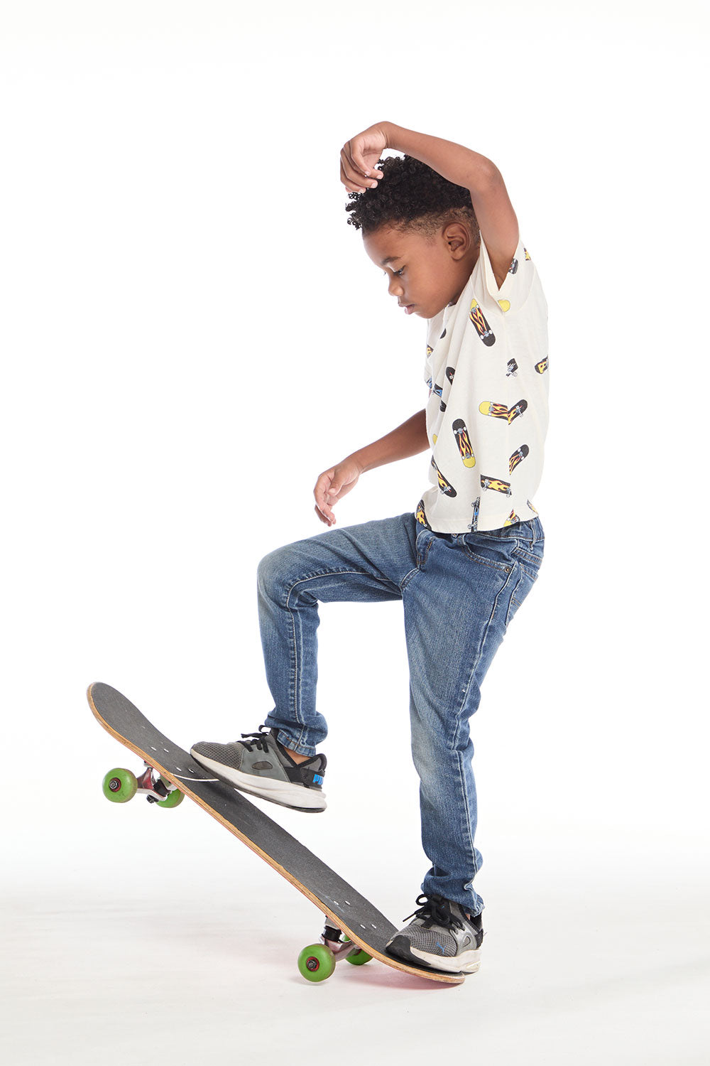 Skakeboard Flames Boys Tee BOYS chaserbrand