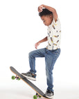 Skakeboard Flames Boys Tee BOYS chaserbrand