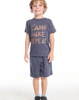 Cozy Beach Slate Boys Shorts BOYS chaserbrand