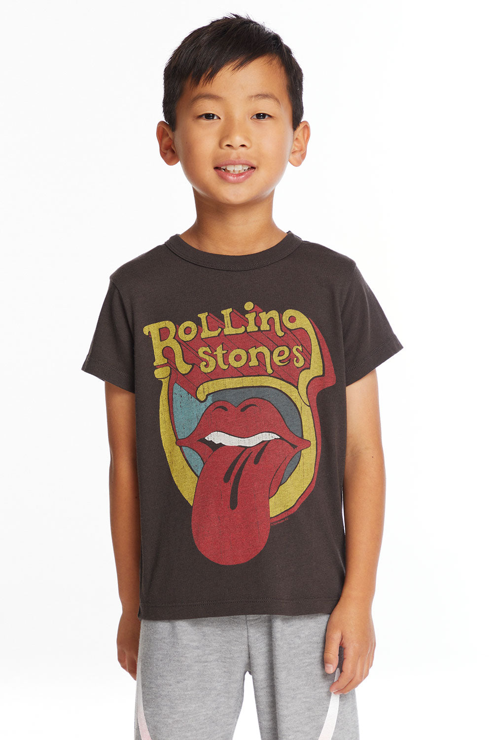 Rolling Stones Retro Logo Boys Tee Boys chaserbrand