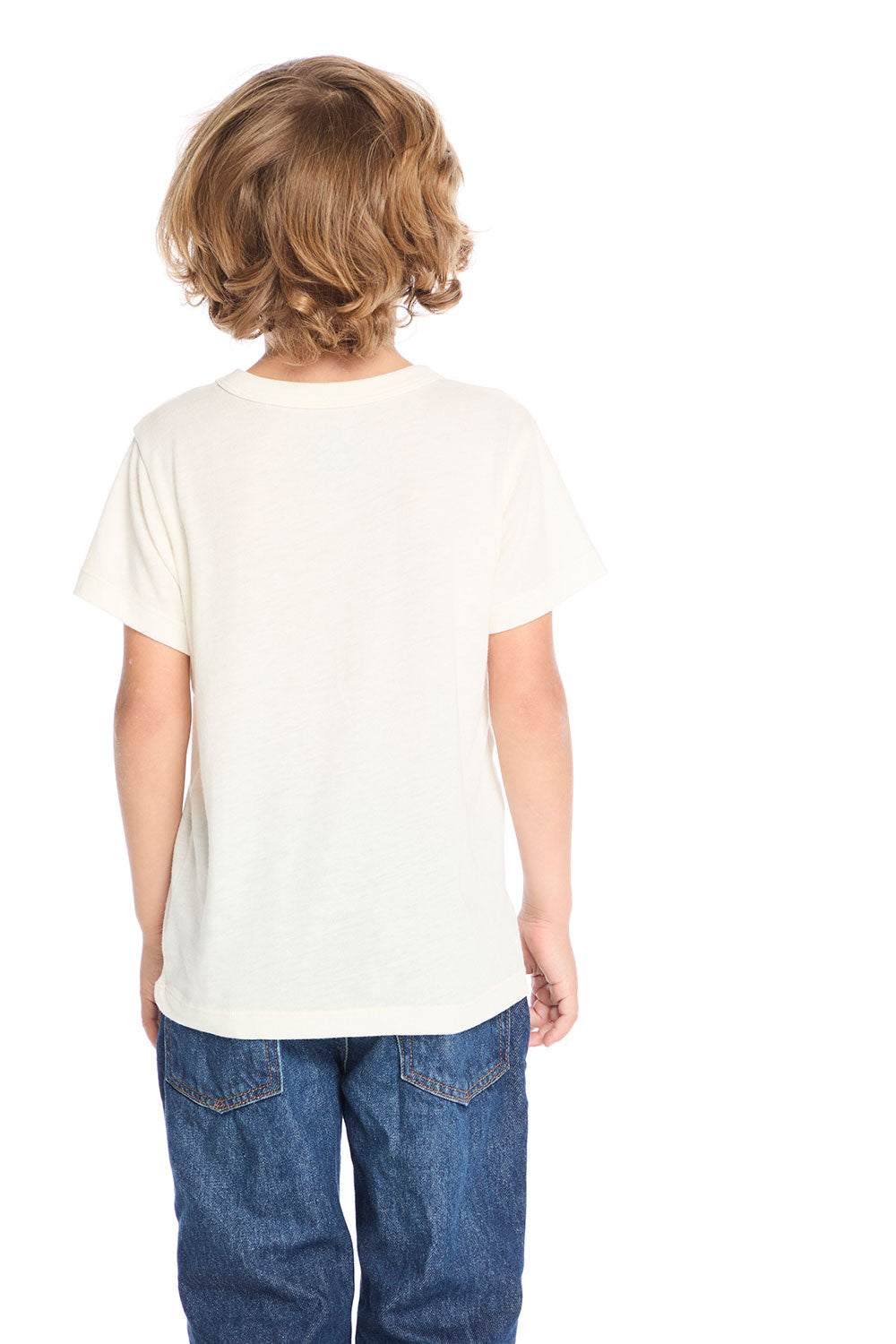 Back view of Chaser Kids Sun Records Elvis Live Tee highlighting the clean solid back and soft cotton texture
