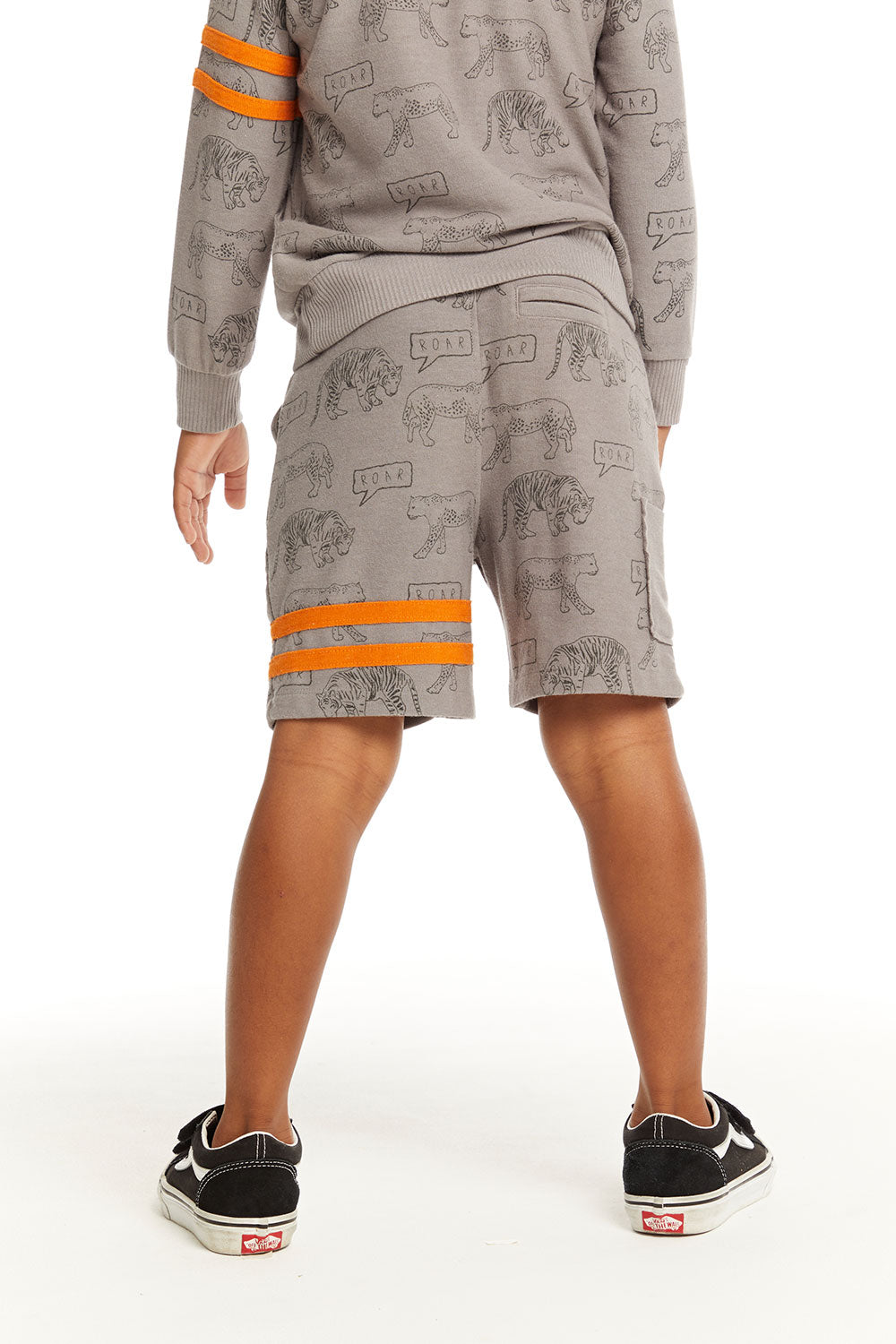 Cheetah Print Cargo Shorts BOYS chaserbrand