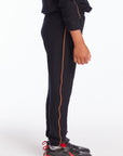 Boys True Black Track Pant with Piping Boys chaserbrand