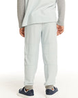 Cozy Knit Blue Bird Pant with Seamed Panels BOYS chaserbrand