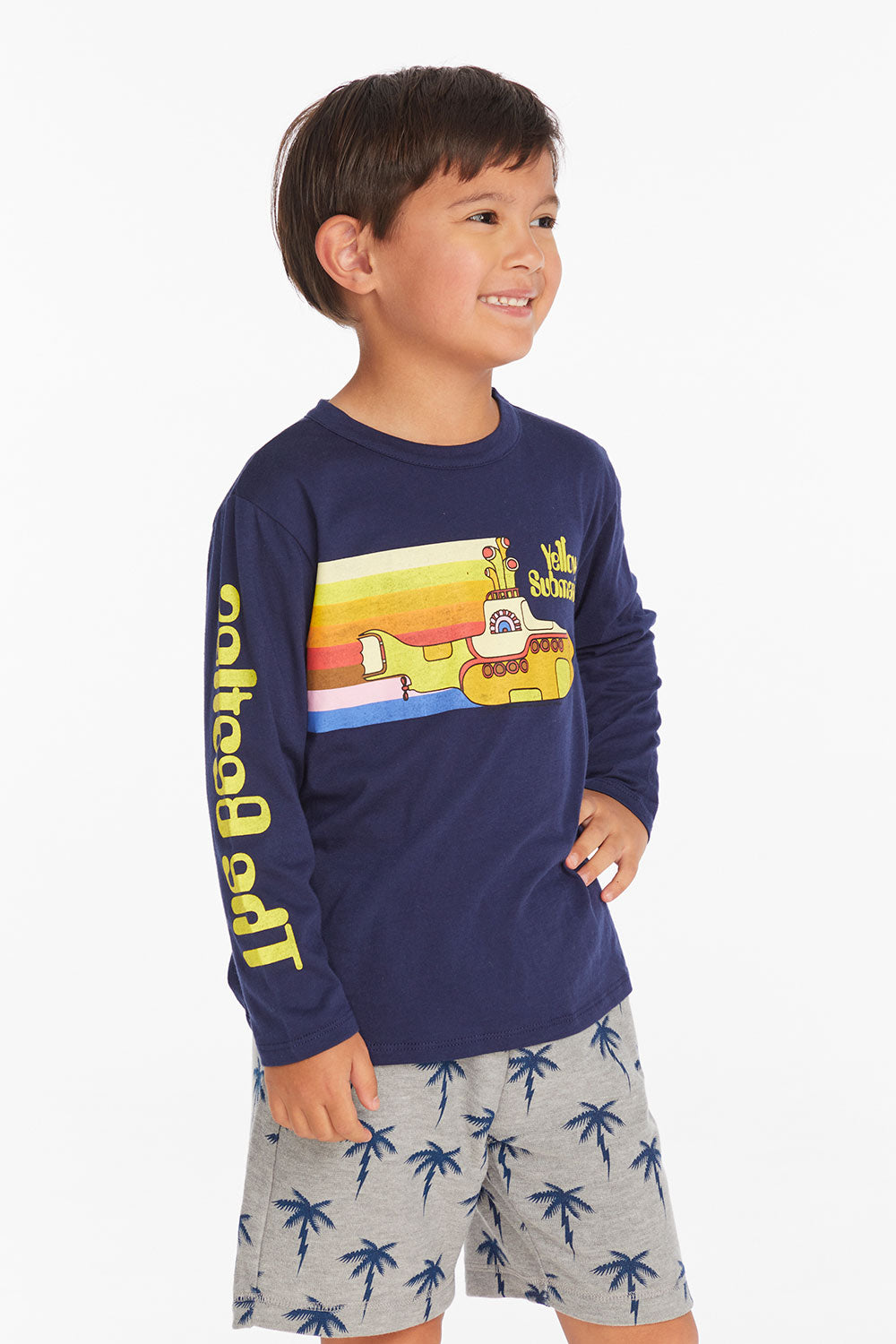 The Beatles Yellow Submarine Boys Long Sleeve Tee Boys chaserbrand