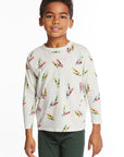 Coloring Time Boys Long Sleeve Crew Neck Tee Boys chaserbrand