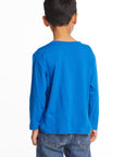 Whats Poppin' Boys Long Sleeve Crew Neck Tee Boys chaserbrand