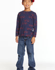 Fire Trucks Boys Long Sleeve Crew Neck Tee Boys chaserbrand