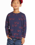 Fire Trucks Boys Long Sleeve Crew Neck Tee Boys chaserbrand