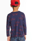 Fire Trucks Boys Long Sleeve Crew Neck Tee Boys chaserbrand