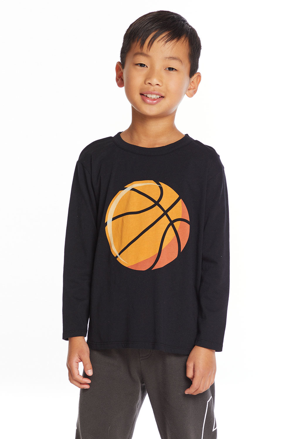Slam Dunks Boys Long Sleeve Crew Neck Tee Boys chaserbrand