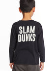 Slam Dunks Boys Long Sleeve Crew Neck Tee Boys chaserbrand