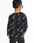Guitar Jam Boys Long Sleeve Crew Neck Tee Boys chaserbrand