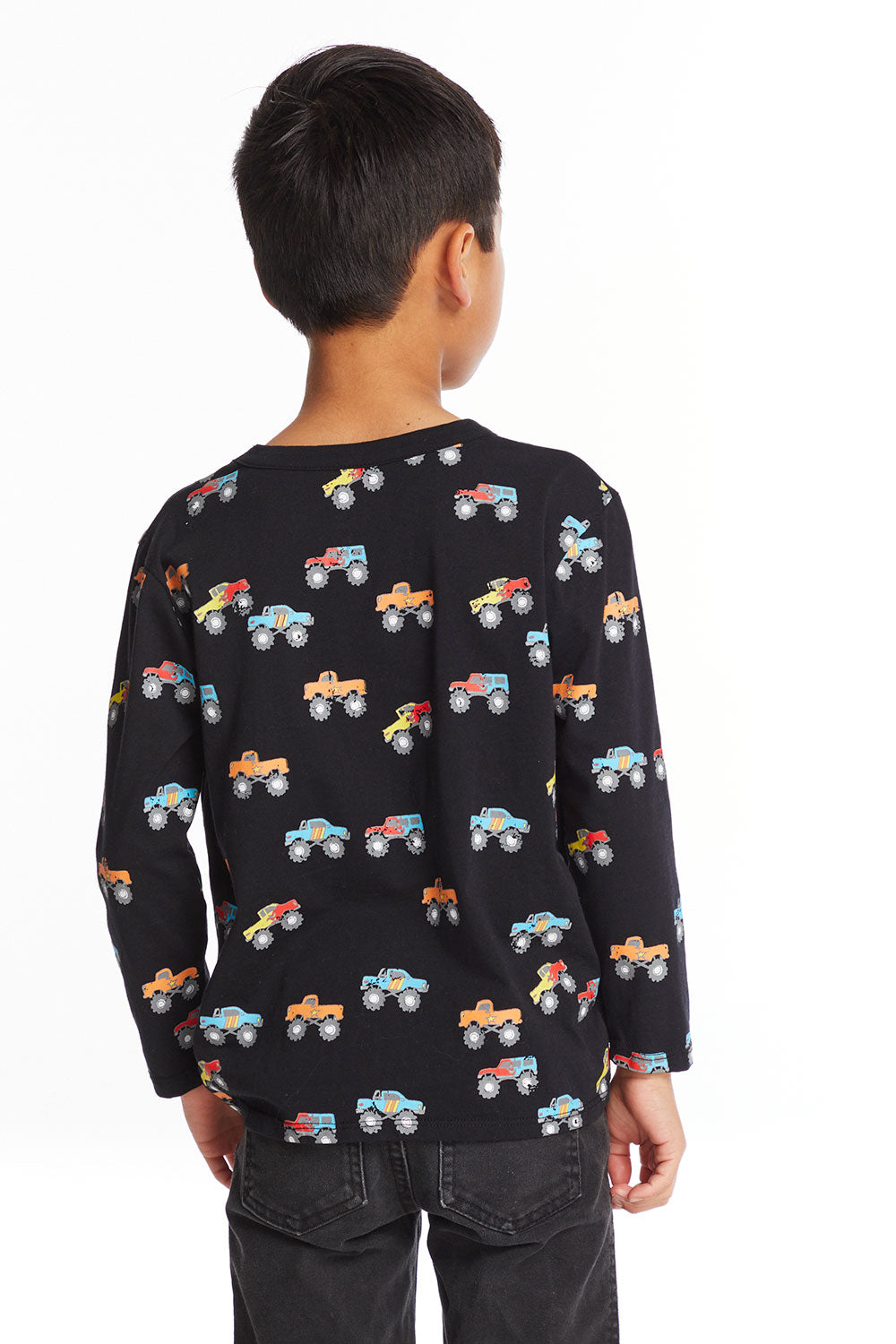 Truck Jam Boys Long Sleeve Crew Neck Boys chaserbrand