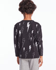 Allover Bolts Boys Long Sleeve Crew Neck Tee Boys chaserbrand
