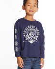 Grateful Dead Multi Steal Your Face Boys Long Sleeve Crew Neck Tee Boys chaserbrand