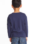 Grateful Dead Multi Steal Your Face Boys Long Sleeve Crew Neck Tee Boys chaserbrand