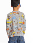 Construction Zone Long Sleeve Tee Boys chaserbrand