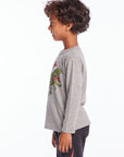 Dinosaur Santa Boys Long Sleeve Boys chaserbrand
