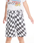 Wavy Check Boys Shorts BOYS chaserbrand