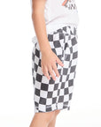 Wavy Check Boys Shorts BOYS chaserbrand