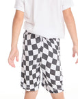 Wavy Check Boys Shorts BOYS chaserbrand