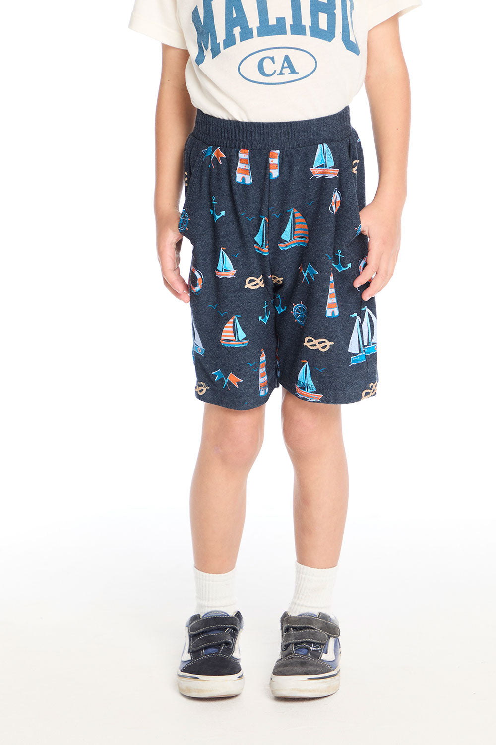 Allover Sailboats Shorts Boys chaserbrand