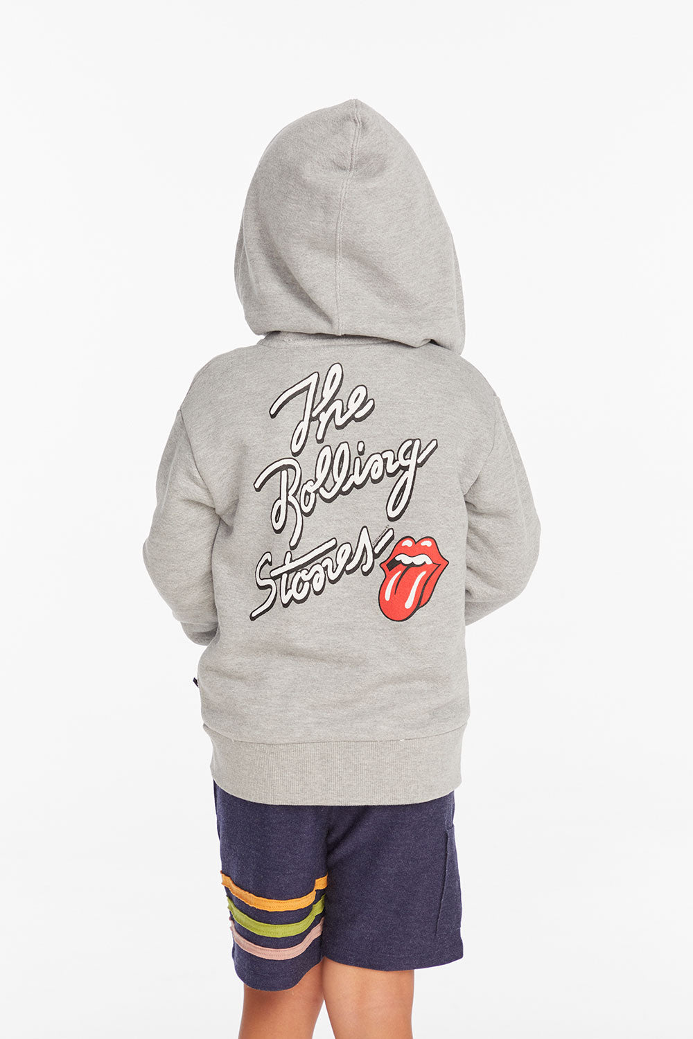 Rolling Stones Script Logo Boys Zip-up Hoodie Boys chaserbrand