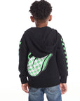 Rolling Stones Checkered Tongue Logo Zip Up Boys Hoodie BOYS chaserbrand