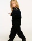 David Raven Black Corduroy Jumpsuit BOYS chaserbrand