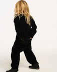 David Raven Black Corduroy Jumpsuit BOYS chaserbrand