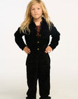 David Raven Black Corduroy Jumpsuit BOYS chaserbrand