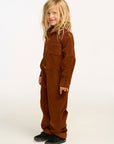 David Walnut Brown Corduroy Jumpsuit BOYS chaserbrand