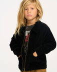 Martin Raven Black Zip Up Corduroy Jacket BOYS chaserbrand
