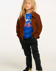 Martin Walnut Brown Zip Up Corduroy Jacket BOYS chaserbrand