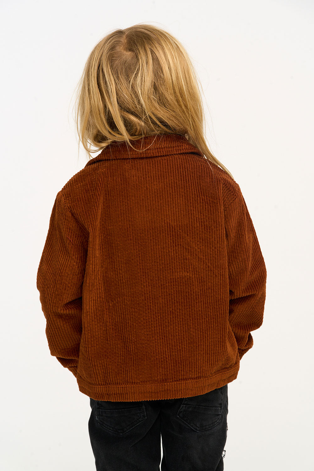 Martin Walnut Brown Zip Up Corduroy Jacket BOYS chaserbrand