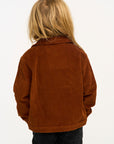 Martin Walnut Brown Zip Up Corduroy Jacket BOYS chaserbrand