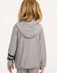 Silver Gray Zip Up Hoodie BOYS chaserbrand