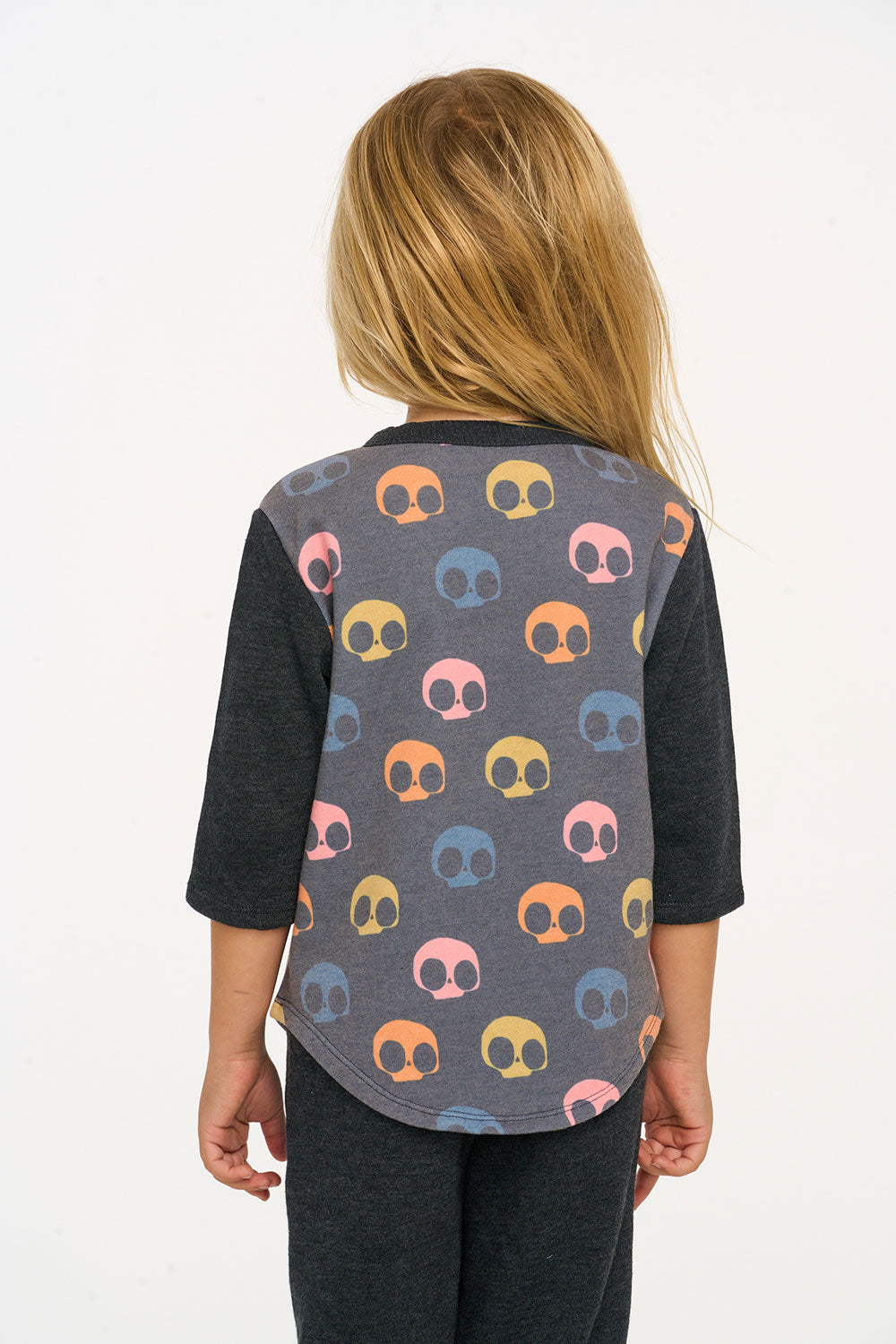 3/4 Sleeve Shirttail Boys Skull Candy Henley Tee BOYS chaserbrand