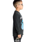 Rolling Stones Checkered Tongue Logo Long Sleeve Boys chaserbrand